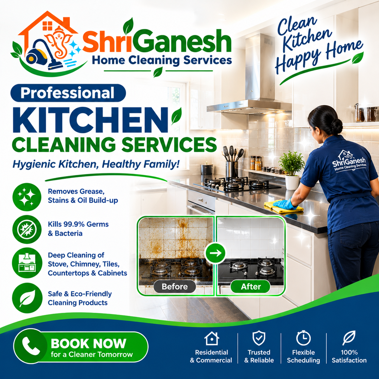 Full Home Deep Cleaning Services in Sambhajinagar