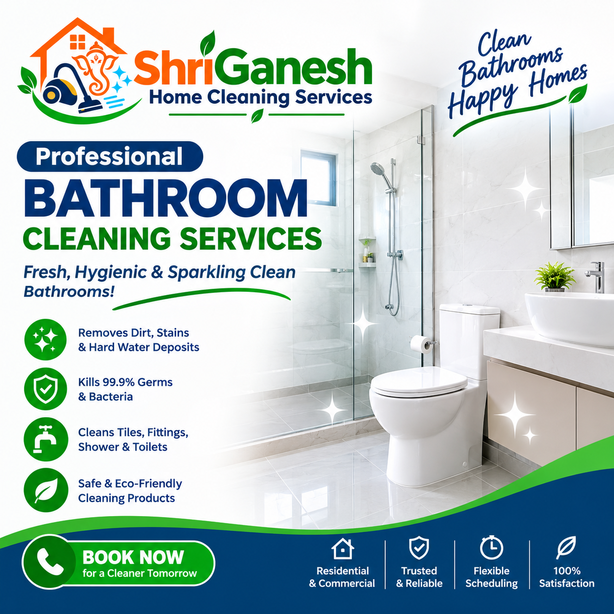 Bathroom Cleaning Services Chhatrapati Sambhajinagar